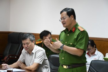Đại tá Trần Anh Sơn, Phó giám đốc Công an tỉnh Đồng Nai nêu nhiều bất cập trên Quốc lộ 20.jpg
